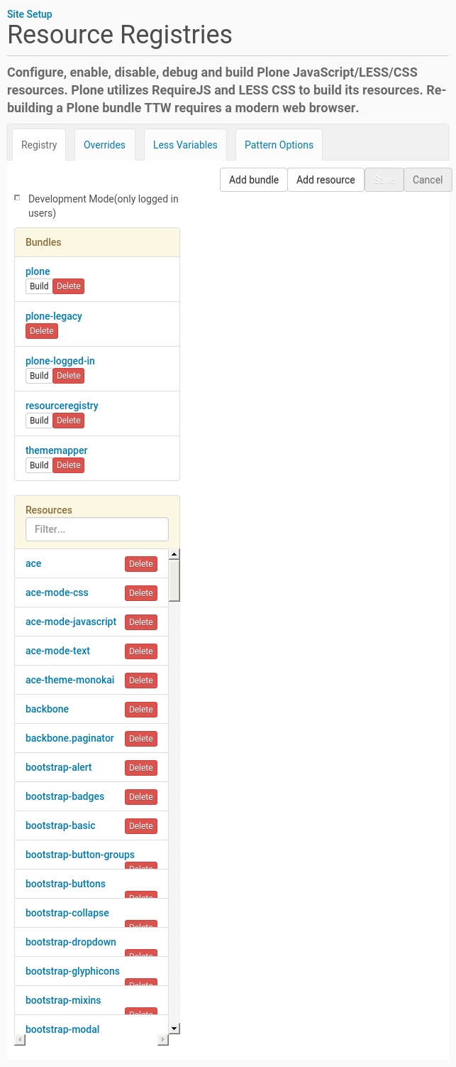 Resource Registry